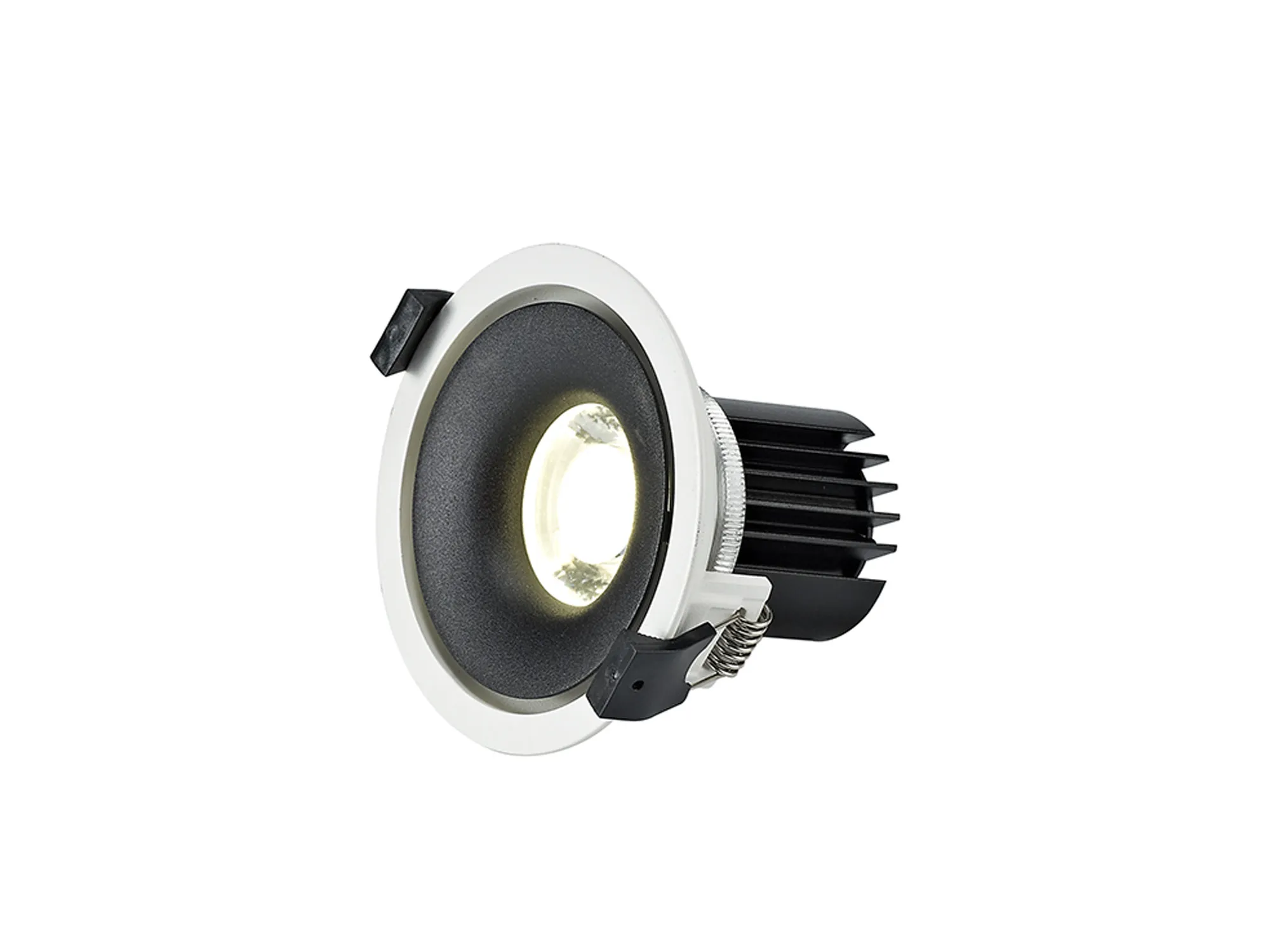 Bolor 9 Tridonic Powered 9W 3000K 840lm 36° CRI>90 LED Engine White/Black Fixed Recessed Spotlight, IP20